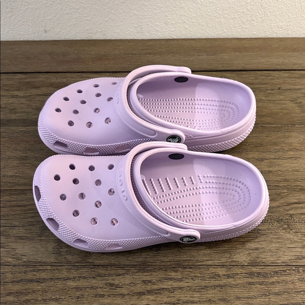 ❌SOLD❌ NEW [CROCS] Slip-On Classic Clogs Water Shoes Sandals, Lavender W 8 /M 6 - Picture 6 of 11